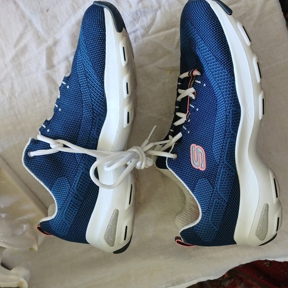 Skechers Memory Foam Blue/Pink Sneakers, 9 - Picture 5 of 7